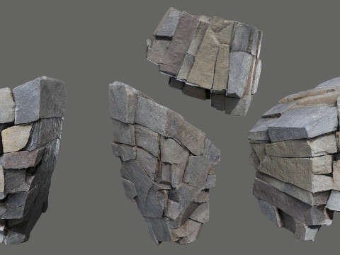 Cliff rocks 3D Модель