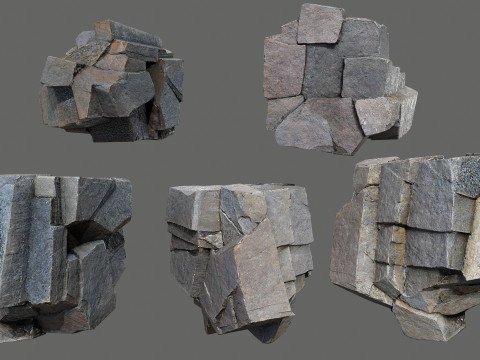 Cliff rocks 3D Модель
