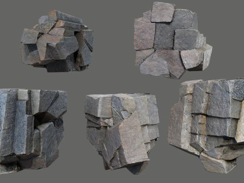 Cliff rocks 3D Model