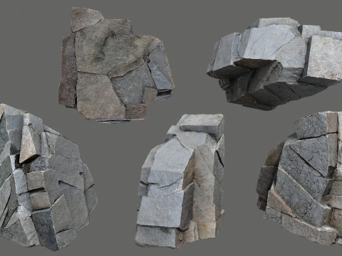 Cliff rocks 3D Модель
