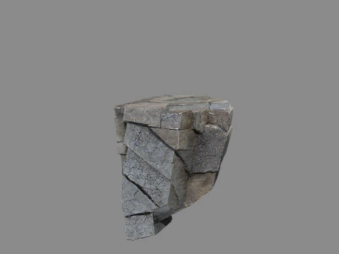 Cliff rocks 3D Model