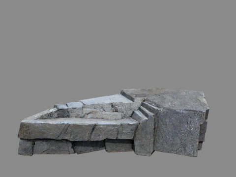 Cliff rocks 3D Model