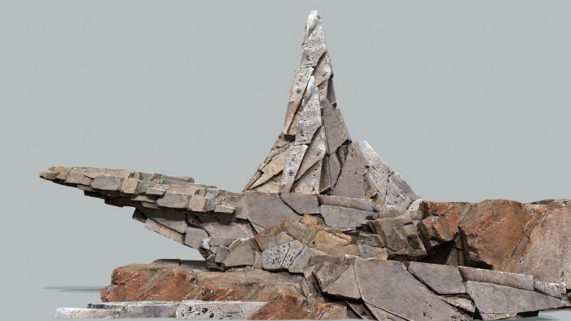 Desert rocks 3D Model .c4d .max .obj .3ds .fbx .stl .blend