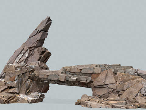 Desert rocks 3Dモデル