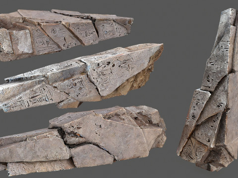 Desert rocks 3Dモデル
