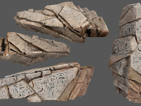 Desert rocks 3Dモデル
