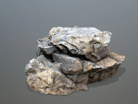 Cliff rocks 1 3D Model