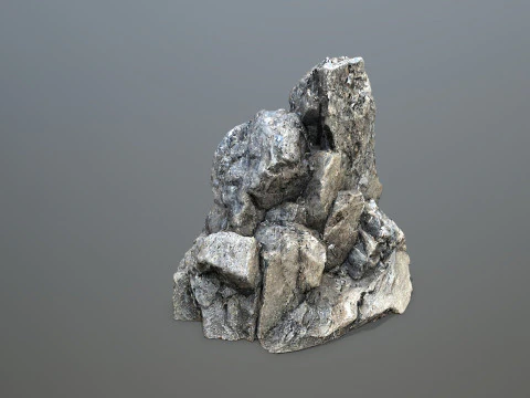 Cliff rocks 1 3D Model