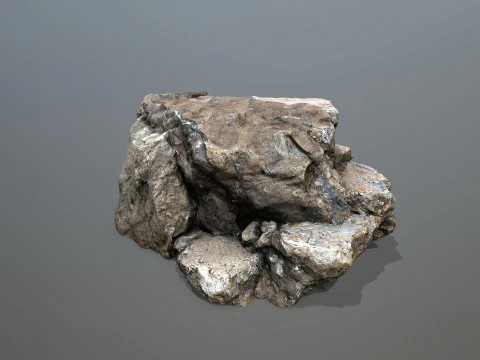 Cliff rocks 1 3D Model
