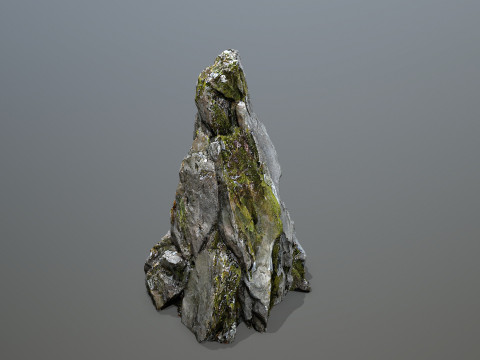 Mossy rocks 3D 模型