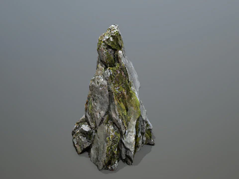 Mossy rocks 3D Model