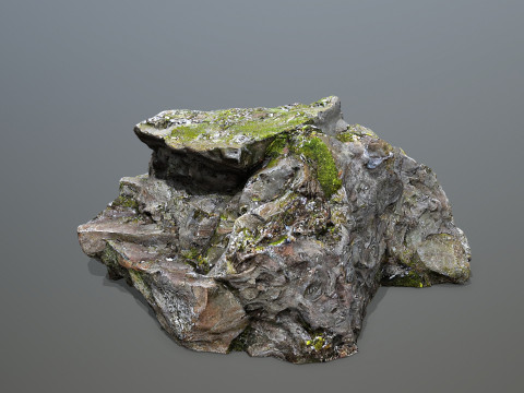 Mossy rocks 3D 模型