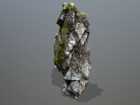 Mossy rocks 3D 模型