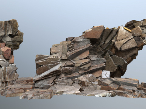 Desert rocks 3Dモデル