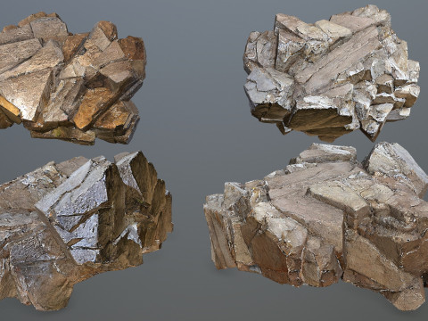 Desert rocks 3Dモデル