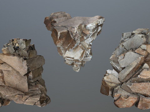 Desert rocks 3Dモデル
