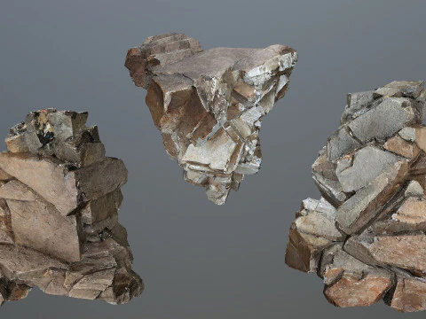 Desert rocks 3D Model