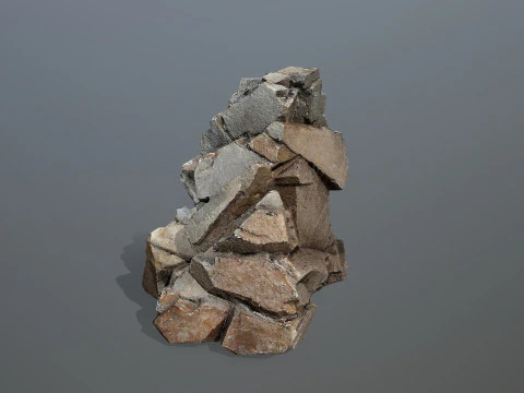 Desert rocks 3D Model