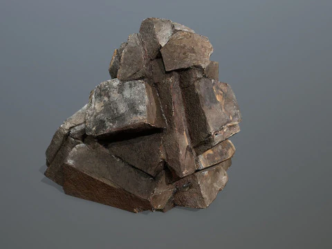 Desert rocks 3D Model