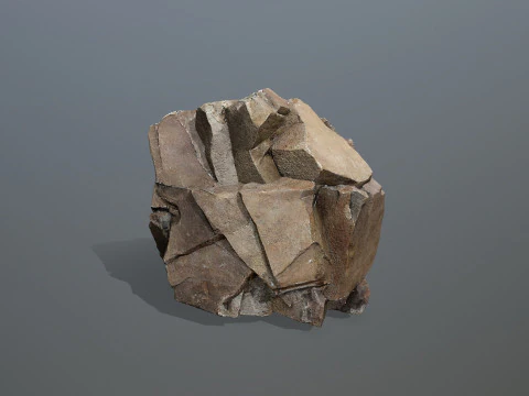Desert rocks 3D Model