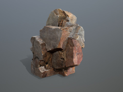 Desert rocks 3Dモデル
