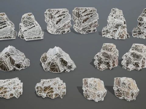 Desert rocks 3D Model