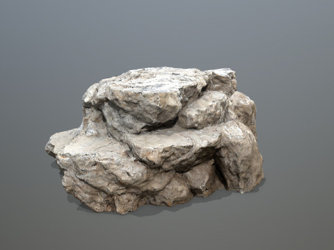 White rocks 3D 模型