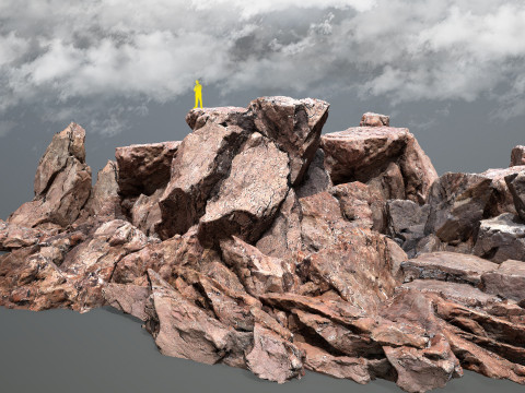 Desert rocks Modelo 3D