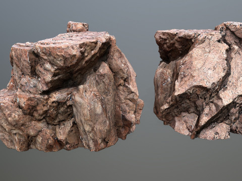 Desert rocks 3D Модель