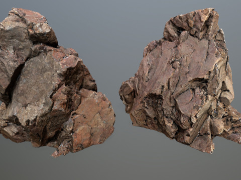 Desert rocks 3D Модель