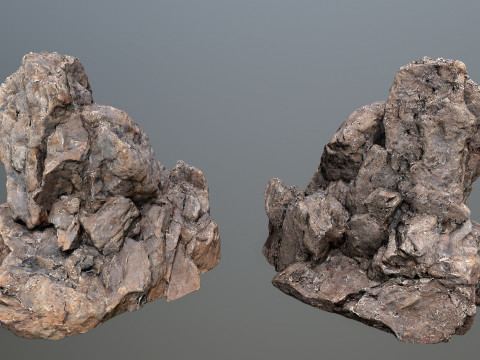 Desert rocks 3D Модель