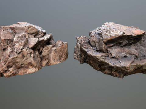 Desert rocks 3D Модель