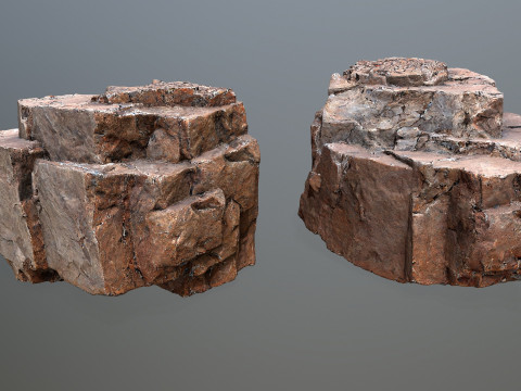 Desert rocks 3D Модель