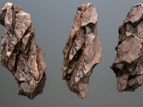 Desert rocks 3D Модель