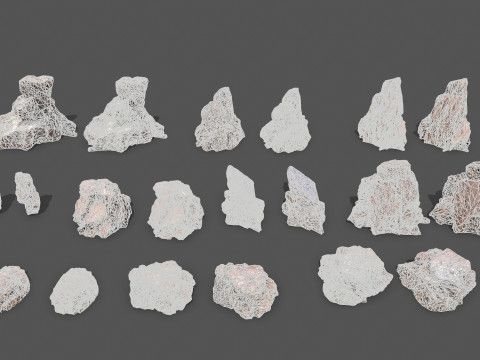 Desert rocks 3D Модель
