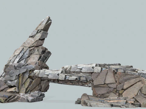 Cliff rocks 3D Model