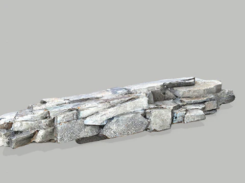Cliff rocks 3D Model