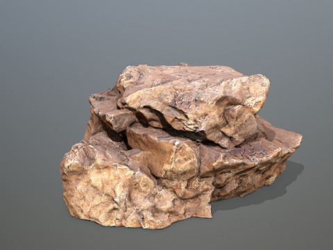 Desert rocks 3D Model