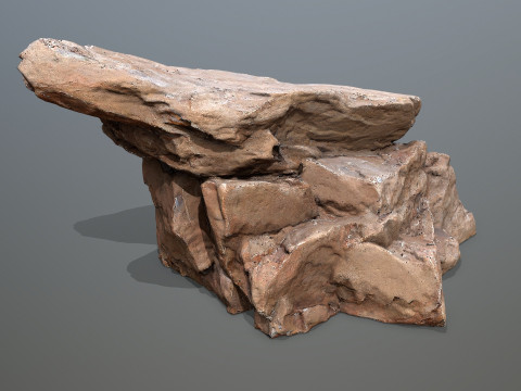 Desert rocks 3D Model