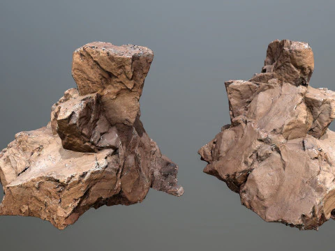 Desert rocks 3D Model