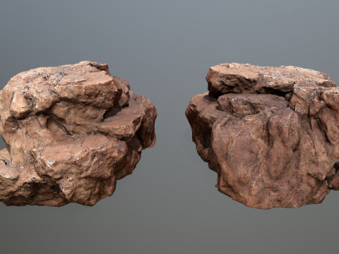 Desert rocks 3D Model