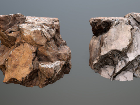 Desert rocks 3D Model