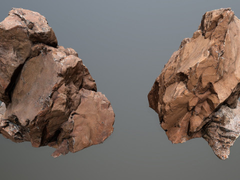 Desert rocks 3D Model
