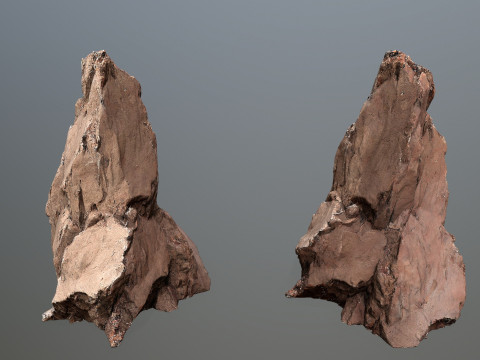 Desert rocks 3D Model