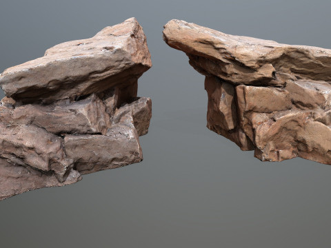 Desert rocks 3D Model