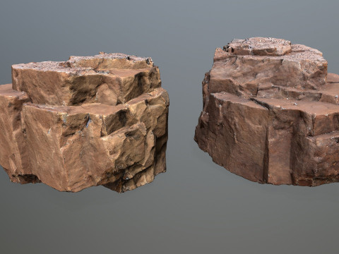Desert rocks 3D Model