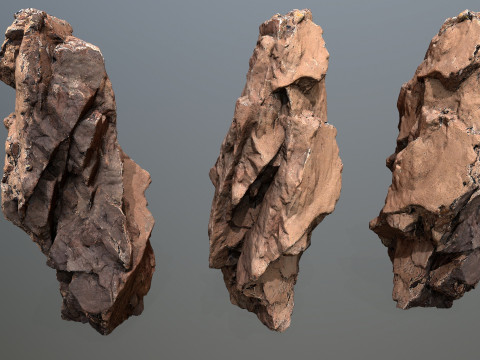 Desert rocks 3D Model