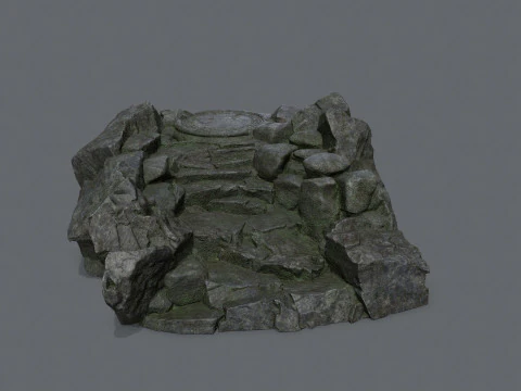 Old temple 3D Model