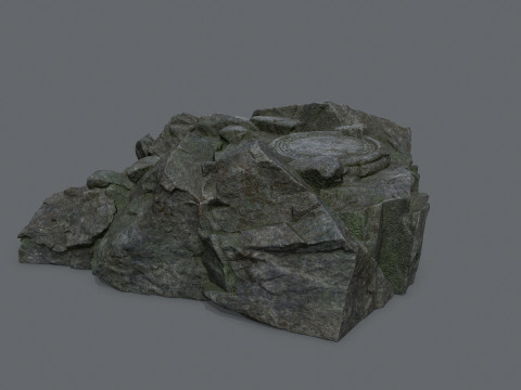 Old temple Modello 3D