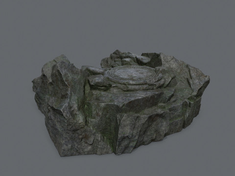 Old temple Modello 3D